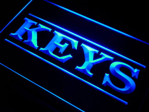 Keys Shop Neon Light Sign